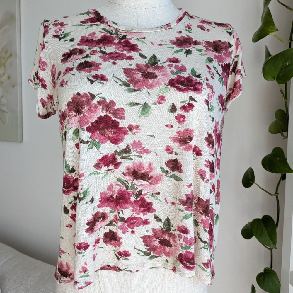 Reformation Floral T-shirt